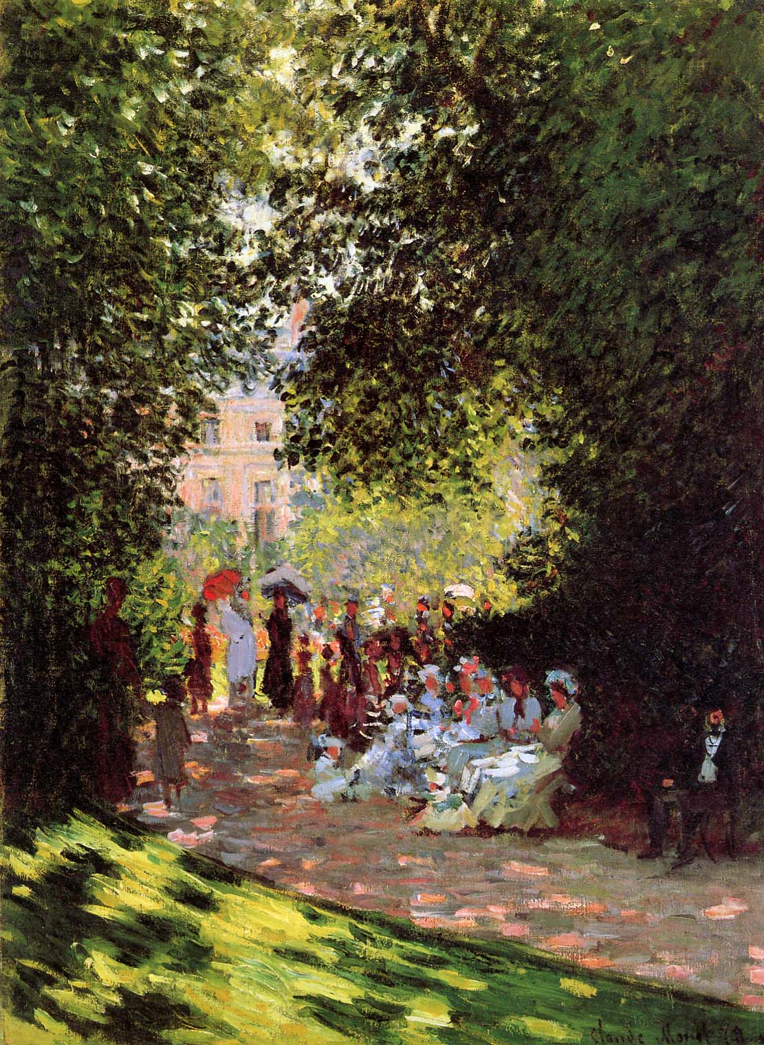 Park Monceau by Claude Monet, 1878