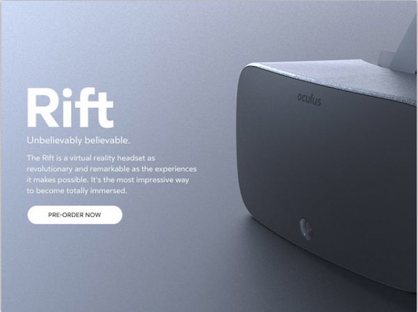  Because of their mistakes, and we see the Oculus Rift ahead true