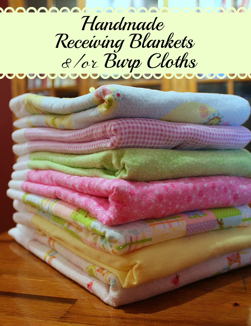 Handmade Receiving Blankets