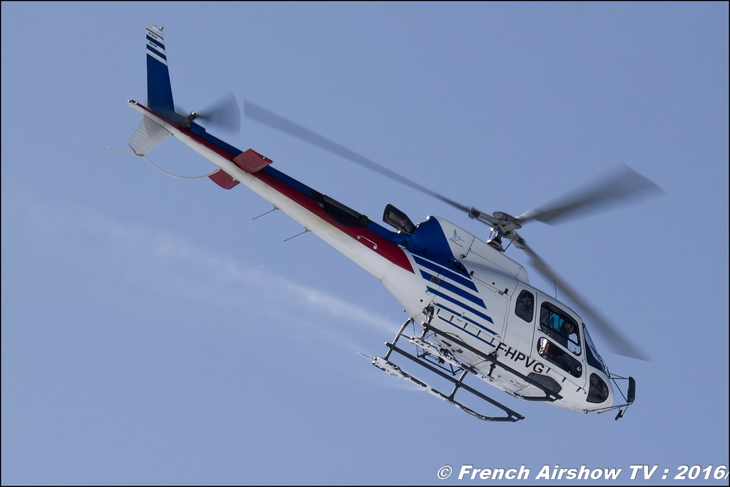 Aérospatiale AS-350 B3 Ecureuil - F-HPVG, SAF Helicoptere, Verdon, levage, Salon Hélicoptère à Courchevel 2016, Meeting Aerien 2016