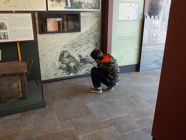 Battles of Sailor's Creek exhibits at the Visitor Center