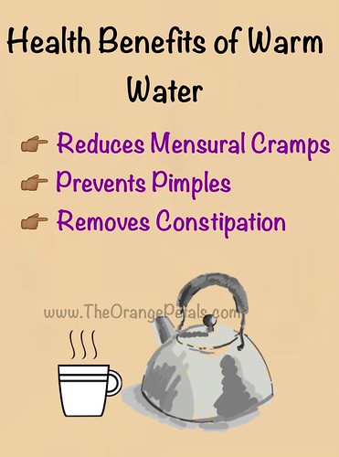 Warm water benefits 