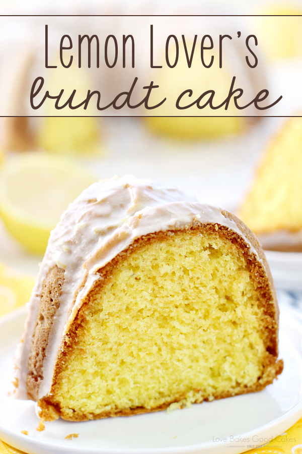 This Lemon Lover's Bundt Cake is everything you want in a lemon cake - sweet, lemony, moist and delicious! It's sure to become a favorite! AD #Hamiltonbeach