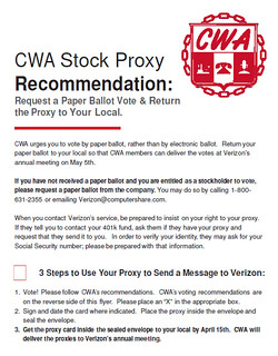 CWA Stock Proxy Recommendations