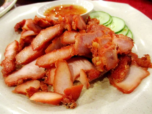 Tung Seng pork with cincaluk dip