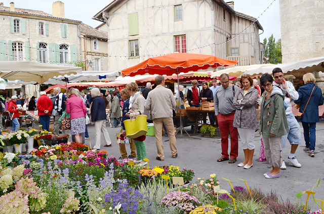 Issigeac market, Dordogne, France