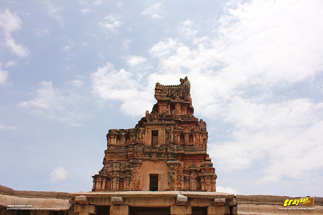 Krishna temple in Hampi, Ballari district, Karnataka, India