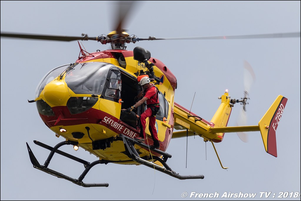 Eurocopter EC-145 B SC sécurité Civile , 32e édition d'Airexpo Muret-Lherm , Airexpo Muret 2018 , Canon EOS , Sigma France , contemporary lens , Meeting Aerien 2018