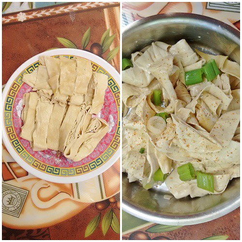 Yuba (Tofu Skins) Salad ~ Teczcape-An Escape to Food