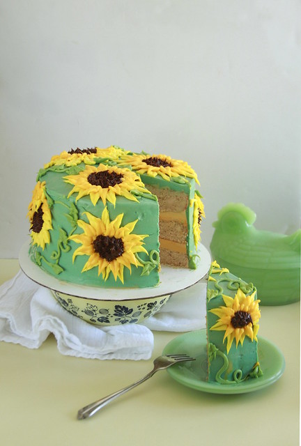 Sun Butter Sunflower Cake