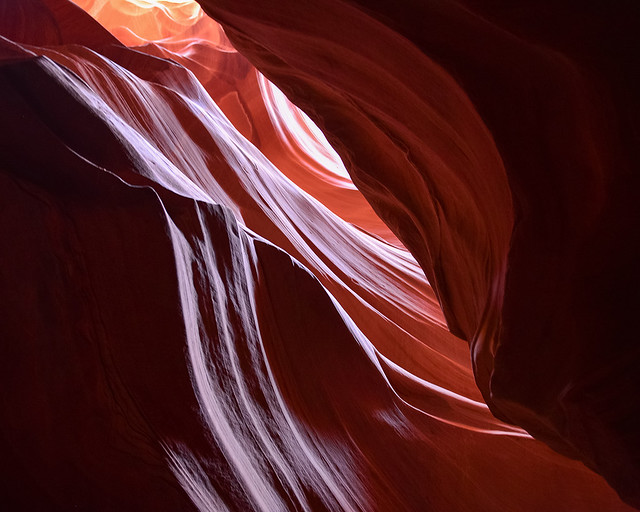 Curvas en el interior del Antelope Canyon
