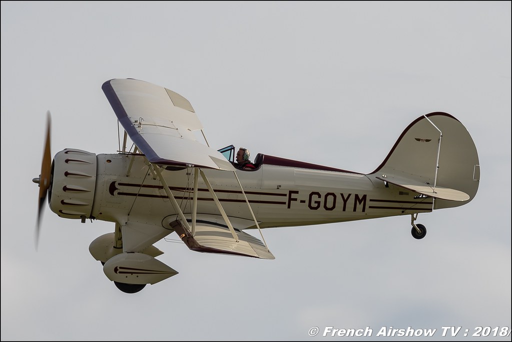 Waco Classic Aircraft YMF Model F5C - F-GOYM , 32e édition d'Airexpo Muret-Lherm , Airexpo Muret 2018 , Canon EOS , Sigma France , contemporary lens , Meeting Aerien 2018