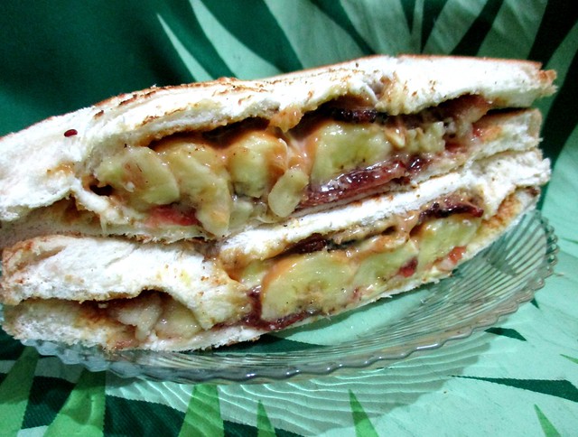 Elvis sandwich, with bacon 1