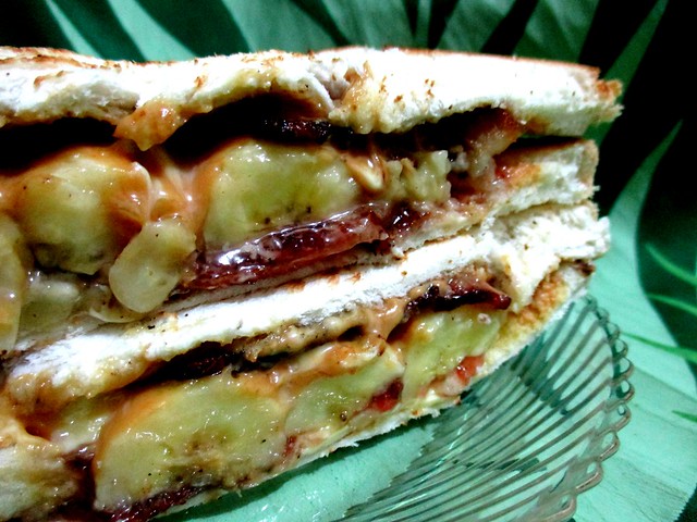 Elvis sandwich, with bacon 2