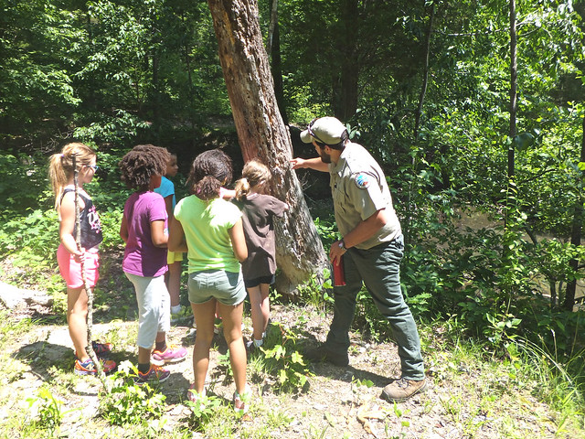 Learn about nature when you visit a Virginia State Park like this interpreter led program that is free of charge