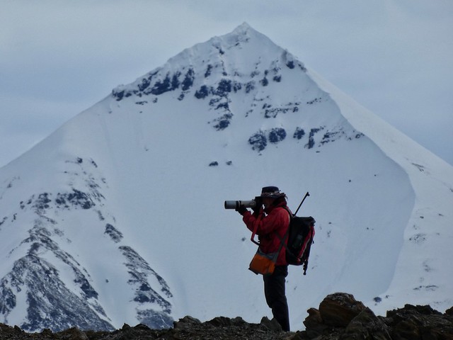 Fotógrafo en la montaña