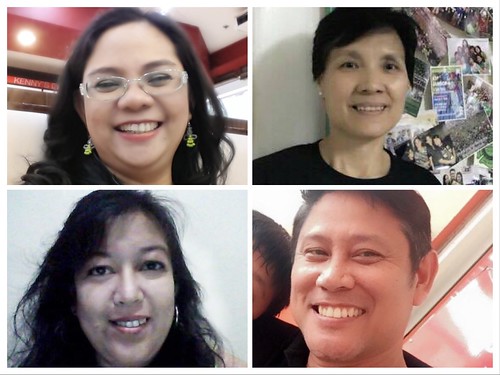 The image shows ASP Cluster Heads named Joyla Ofrecia (at the upper left), Janette Pena (at the upper right), Marivic Ramos (at the lower left) and Mr. Cenin Faderogao (at the lower right).