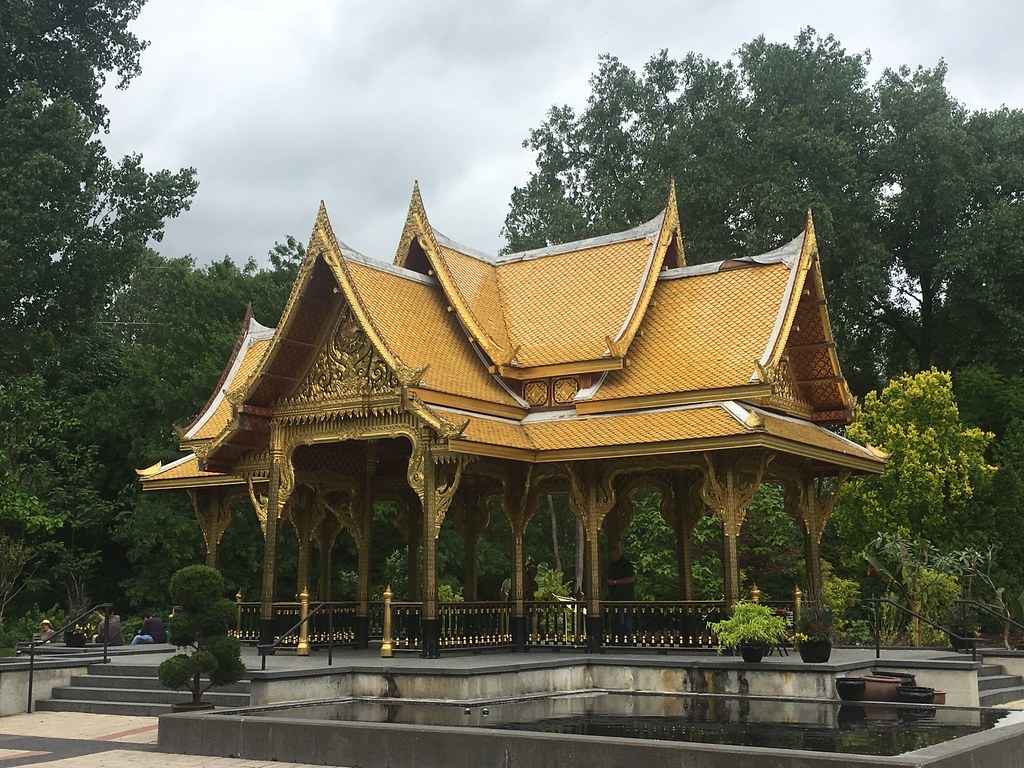 Thai Pavilion, Olbrich Gardens, Madison, Wisconsin, June 3, 2018 (Apple iPhone 6s)