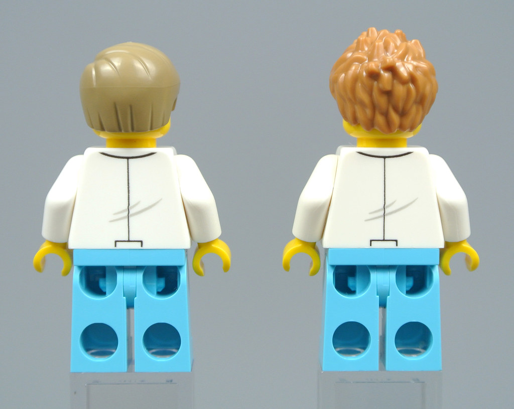 LEGO White Minifig City Hospital Medic Stretcher 