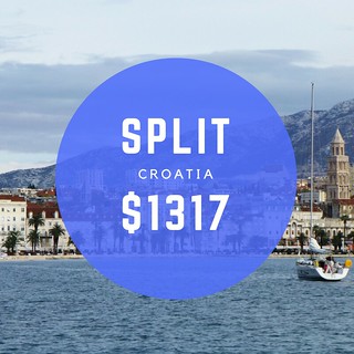 Split, Croatia $1317 mo