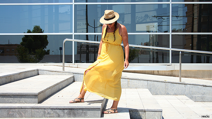 vestido amarillo para el verano
