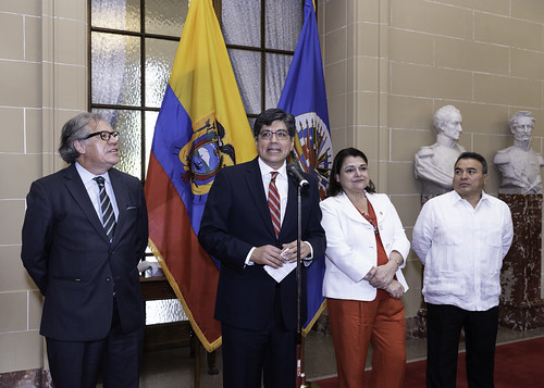 Novo Chanceler do Equador se despede da OEA