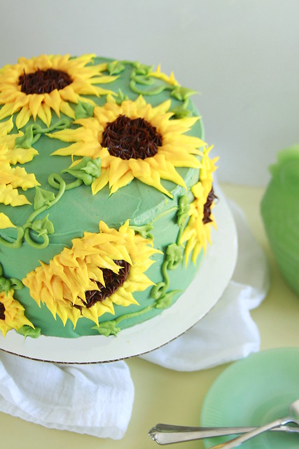 Sun Butter Sunflower Cake