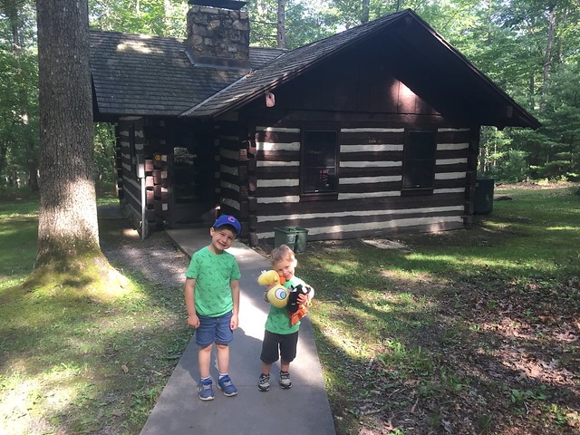 Making family memories at a Douthat State Park cabin