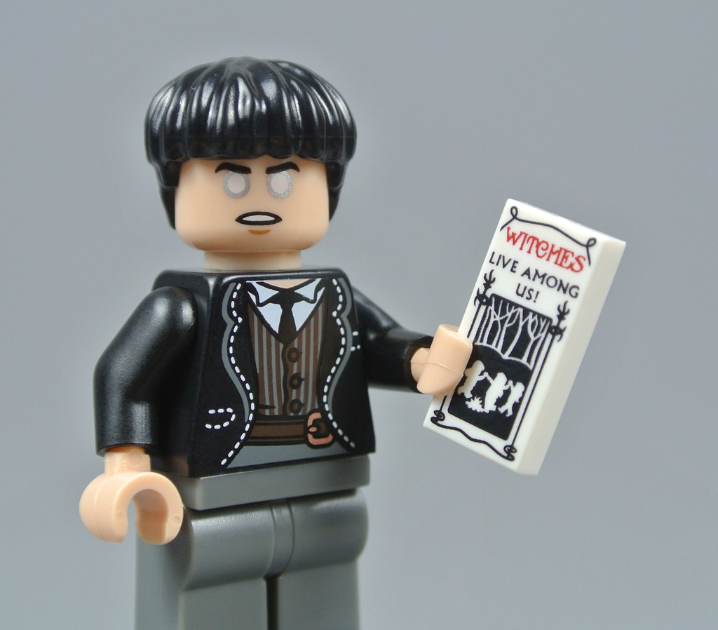 dual expression and hair + wands Percival Graves minifigure