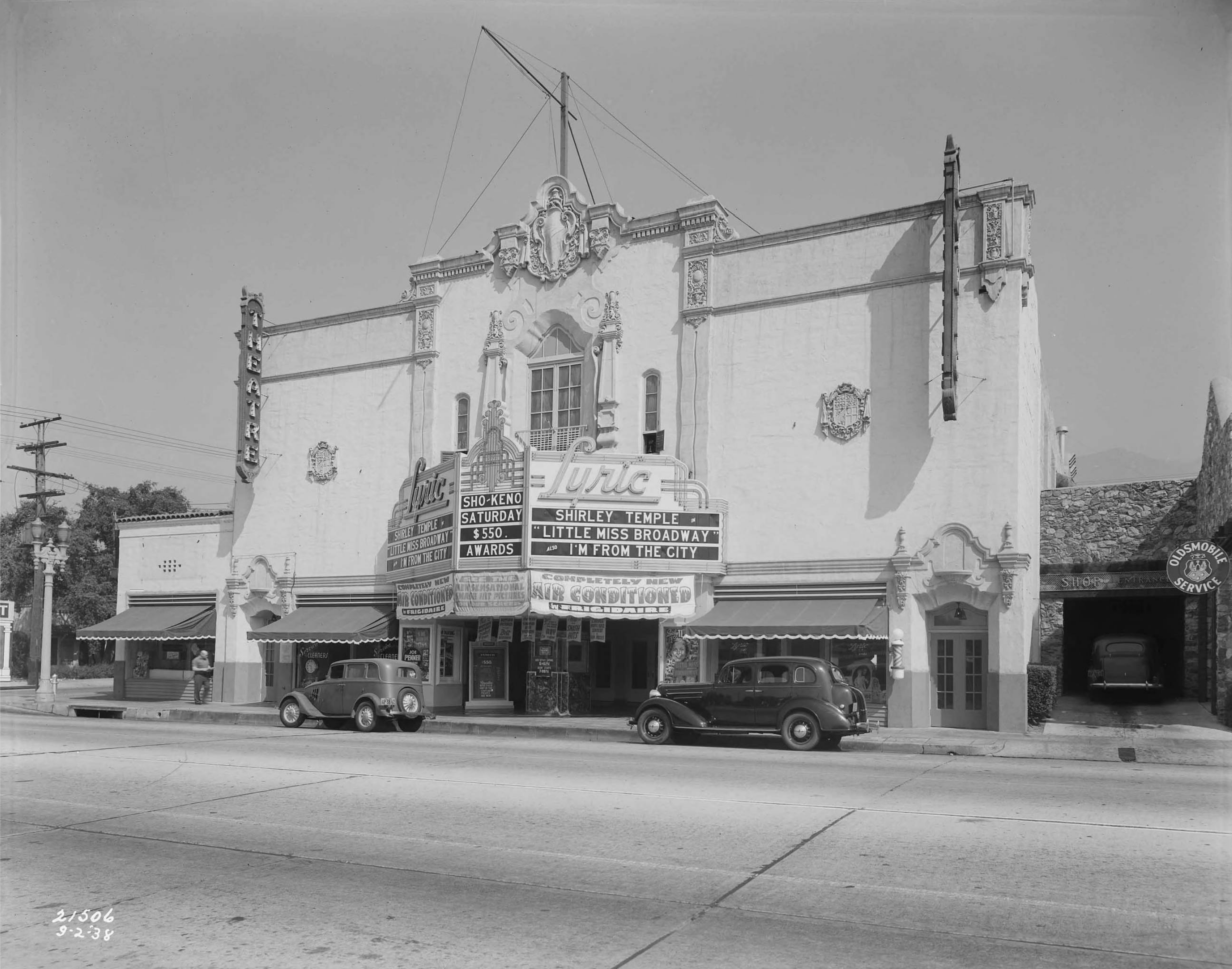 Lyric Theater - Monrovia, California U.S.A. - September 2, 1938