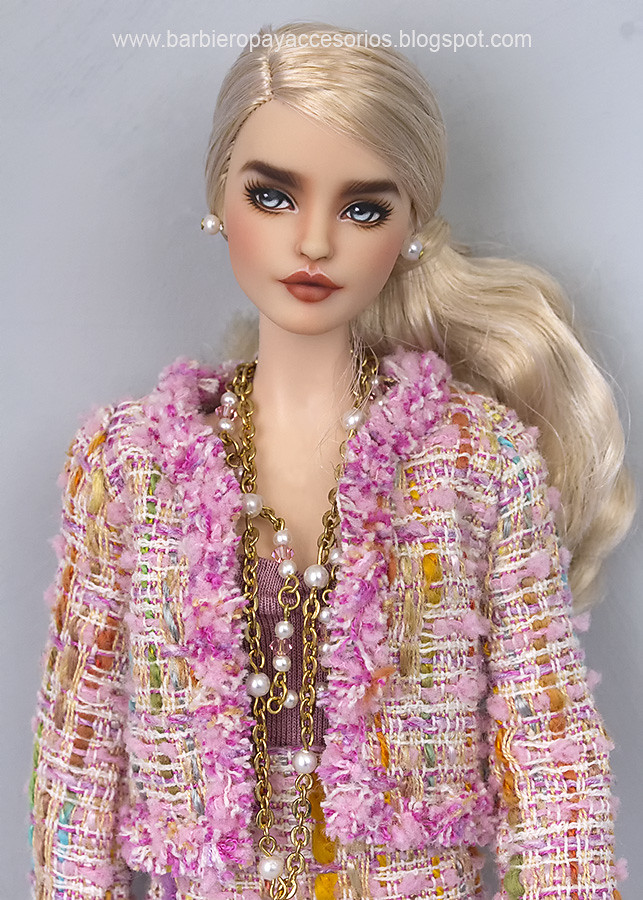 Chanel style suit for Barbie