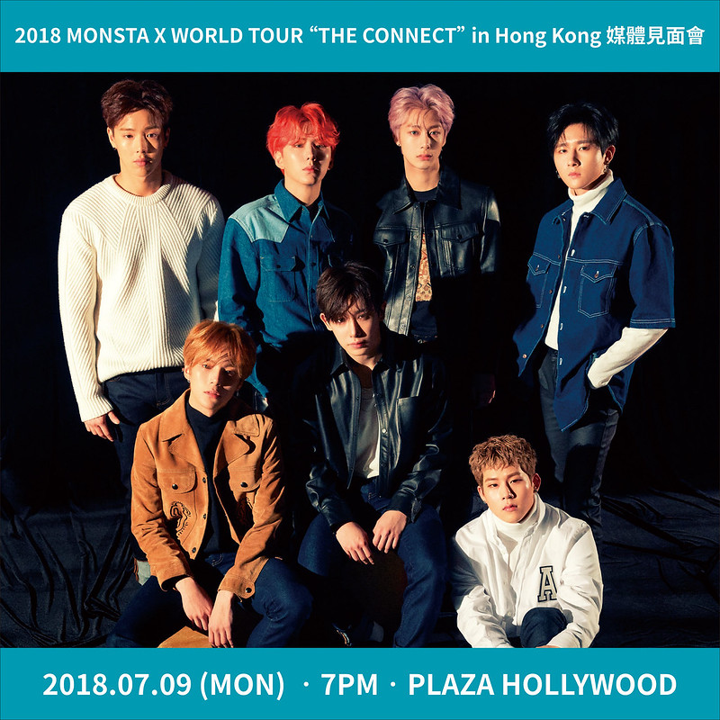 K-Pop Hip-Hop Group MONSTA X’s Special Appearance at Plaza Hollywood ...