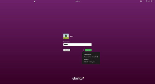 here-s-the-new-login-screen-of-ubuntu-18-10-cosmic-cuttlefish-using-yaru-theme-1