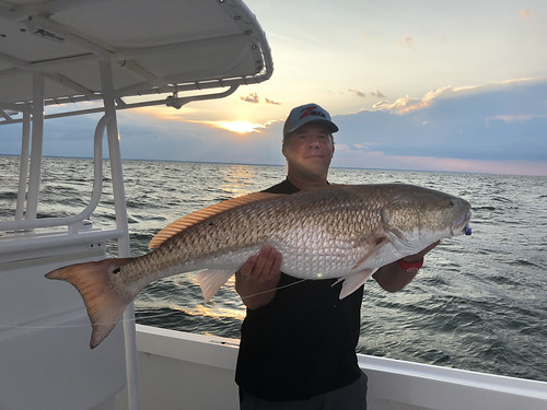 Photo of Man holding large red drum