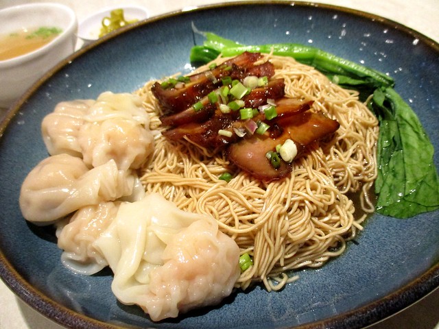 SK signature combination noodles, served