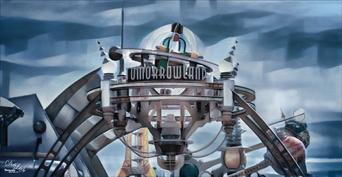 Image of Tomorrowland Sign at The Magic Kingdom