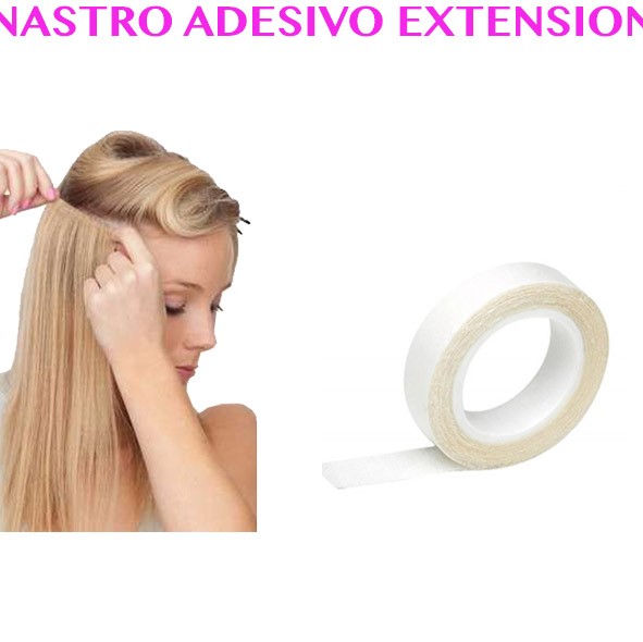 Nastro adesivo Biadesivo per applicazione Extension adesive Socap capelli  veri | eBay
