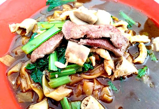 Sg Antu hawker centre, fried kway teow - friend's photo