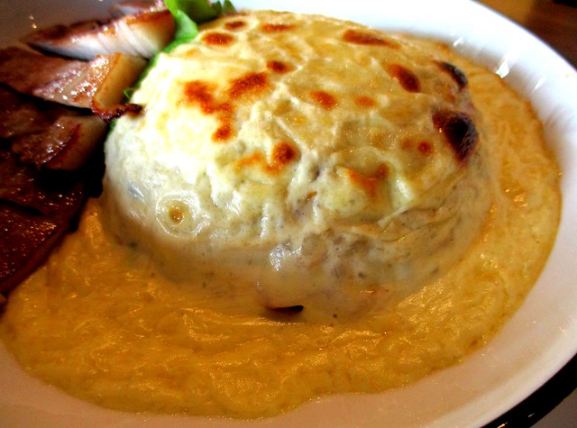 Cheese baked rice