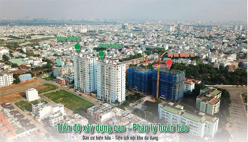 Tiến độ dự án căn hộ Centeria Đông Thuận Quận 12