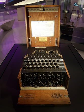 An Enigma machine