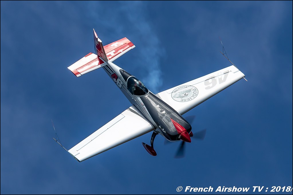 EXTRA 330SC - HB MTE 46 AVIATION SA Dittinger Flugtage 2018 Canon Sigma France contemporary lens Meeting Aerien 2018