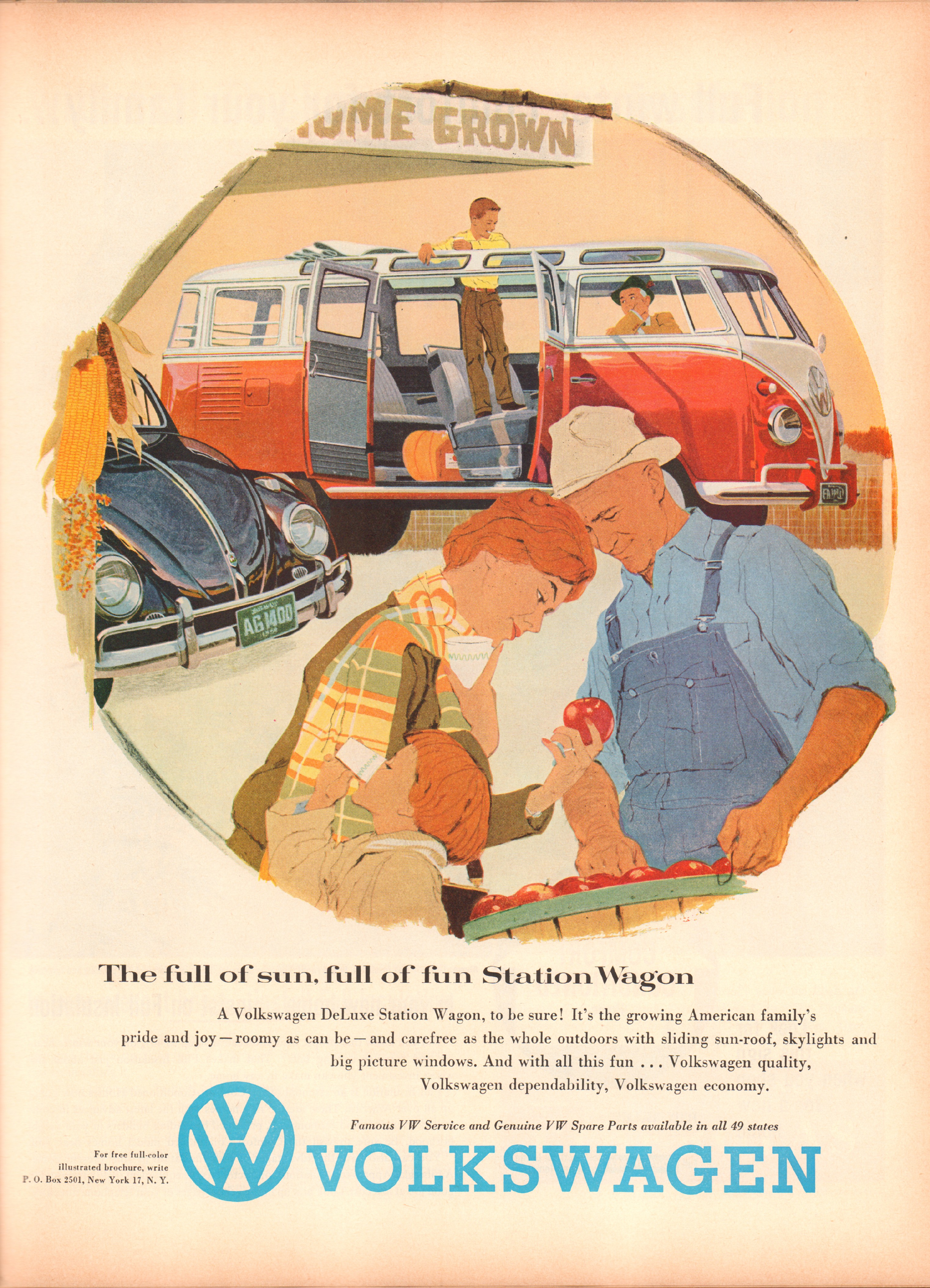 1958 Volkswagen DeLuxe Station Wagon - published in Life - November 10, 1958