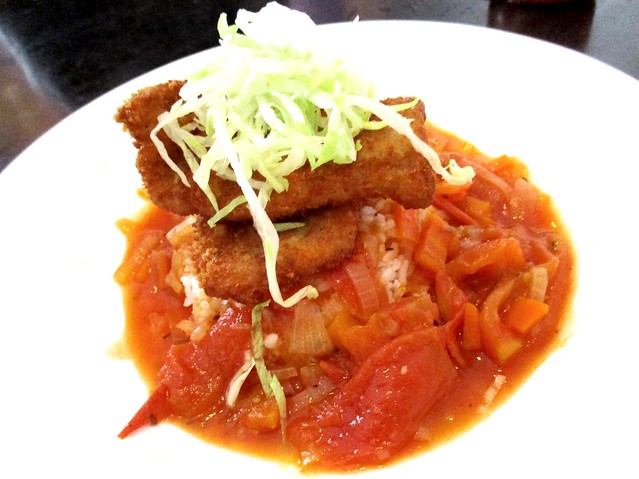 Le Cafe tomato pork chop rice