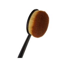 how to apply a foundation with brush