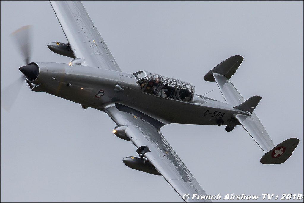 F+W Emmen C-3605 - HB-RDH 46 Aviation SA Dittinger Flugtage 2018 Canon Sigma France contemporary lens Meeting Aerien 2018