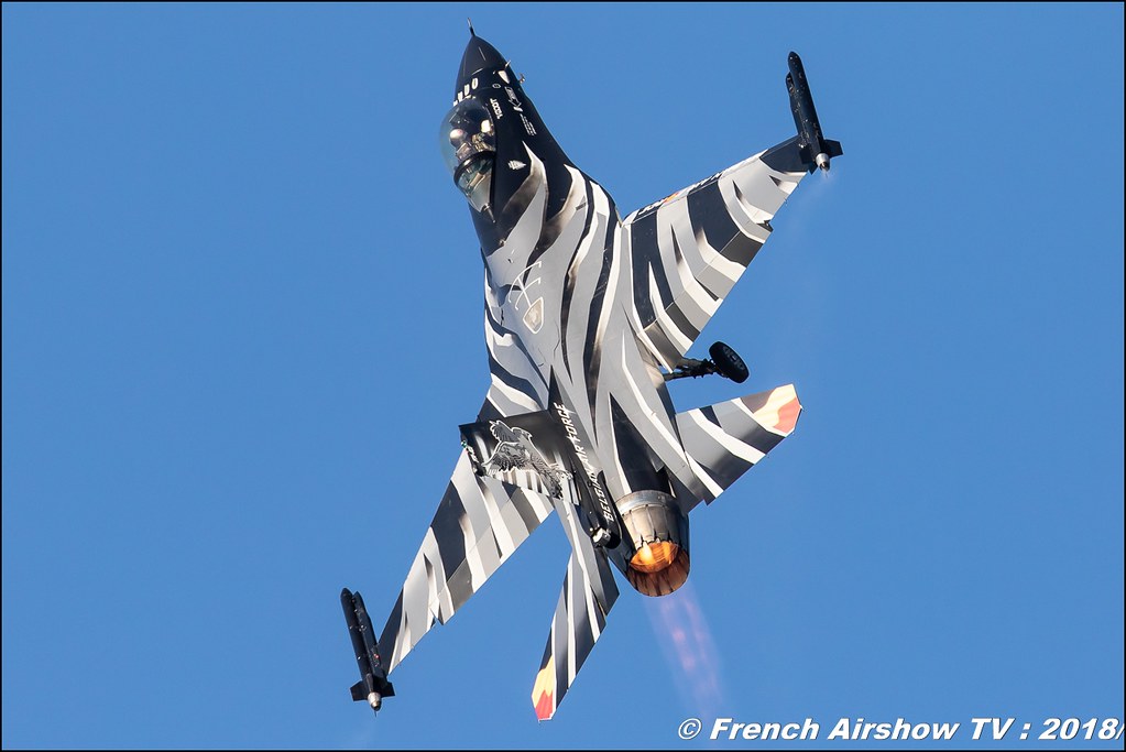 Belgian Air Force F-16 Solo Display BAFDAYS Kleine-Brogel 2018 BELGIAN AIR FORCE DAYS 2018 BA Kleine Brogel Canon Sigma France contemporary lens Meeting Aerien 2018