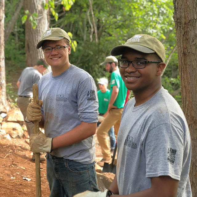 Each summer, YCC engages over 200 youth in state parks throughout Virginia, accomplishing astounding projects, trail maintenance, basic construction, and restoring park structures.
