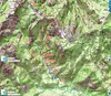 Carte IGN du Haut-Cavu avec les secteurs Lora - Carciara - Paliri et les travaux du Chemin de Paliri au 22/09/2018