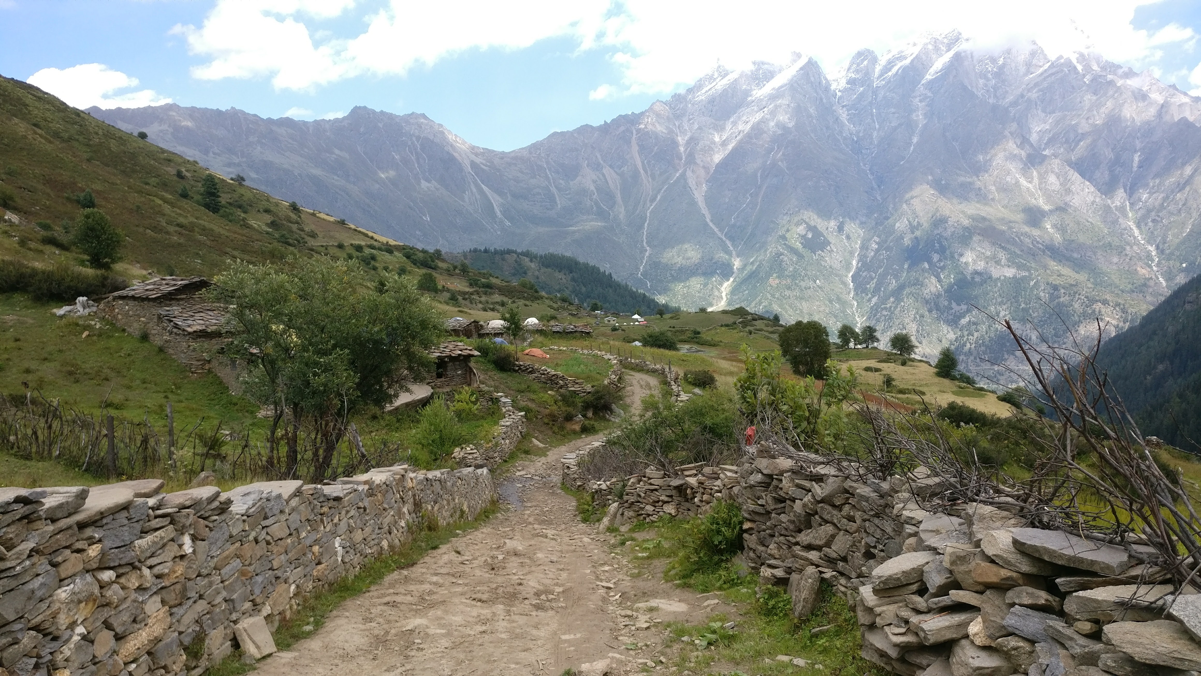 First village after Rupin Pass, Sangla Kanda